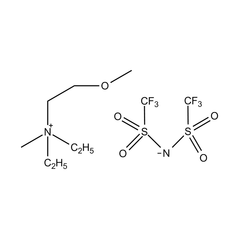 N-metoksyetyl-N-metyldietylammonium bis (trifluormetanesulfonyl) imid salt
